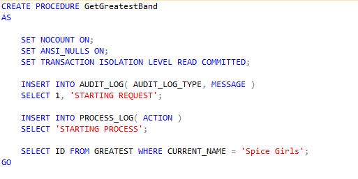 proc showing a couple of inserts we don’t care about